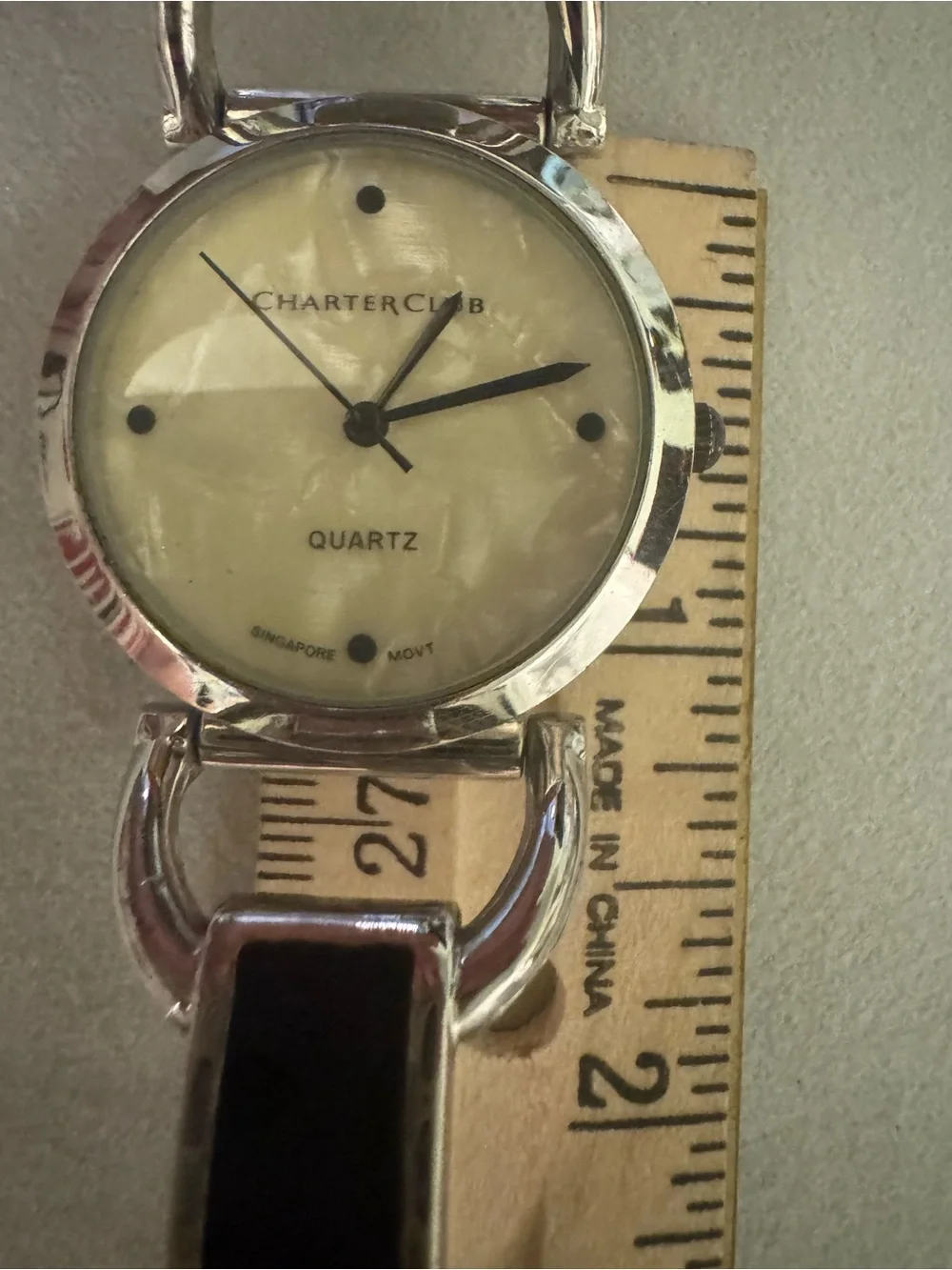 Vintage Charter Club Silver-Tone Women's Bracelet Watch